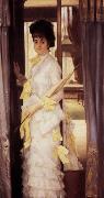 James Tissot A Portrait (Miss Lloyd) (nn01) oil painting on canvas